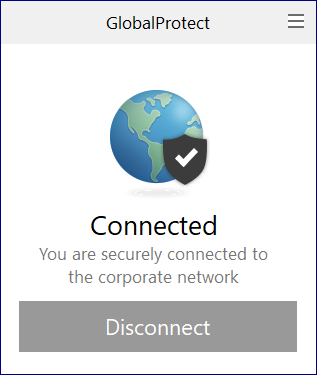 VPN connection confirmation